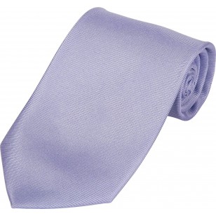 Corbata 100% seda lisa ,color violeta
